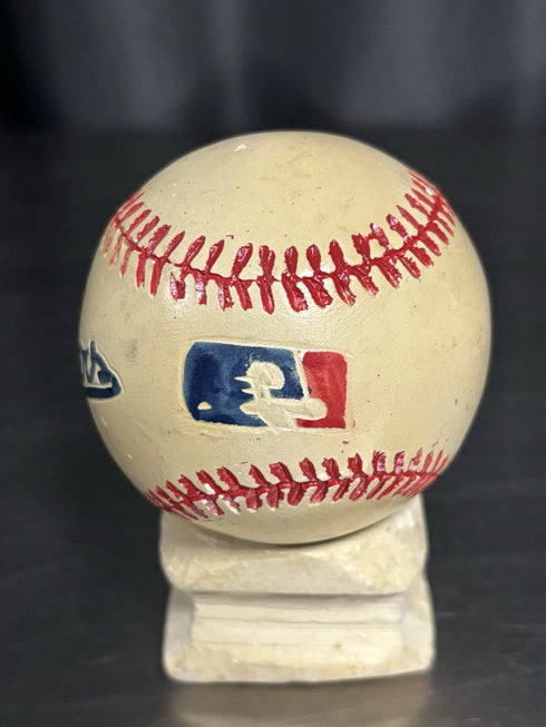 Los Angeles Dodgers Hand Made Hand Painted Stone Baseball