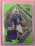 2025 Panini Prizm - Premier Jersey James Cook #PJY-JCK Neon Green Pulsar Prizm