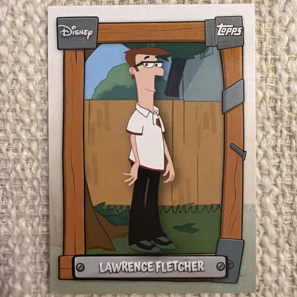 2026 Topps Disney Lawrence Fletcher P&F-8 Phineas and Ferb Insert Card