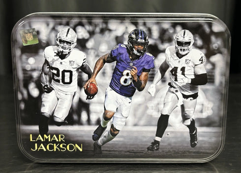 Baltimore Ravens Lamar Jackson Tin No Cards Or Packs
