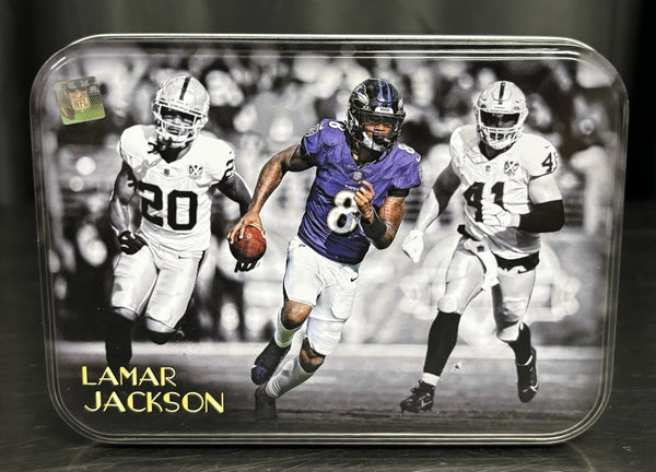Baltimore Ravens Lamar Jackson Tin No Cards Or Packs