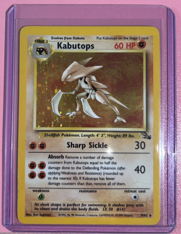 Pokémon TCG Kabutops Fossil 24/62 Regular 1999-2000 Wizards Base LP/MP... 1st