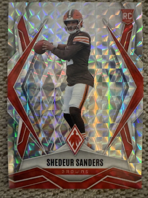 2025 Panini Phoenix - Rookies Shedeur Sanders #154 Silver Pyramids RC