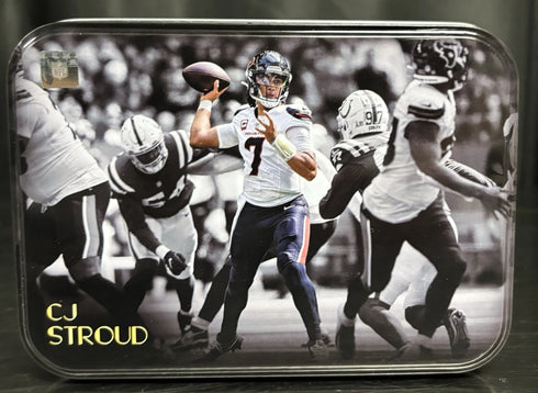 Houston Texans CJ Stroud Tin No Cards Or Packs