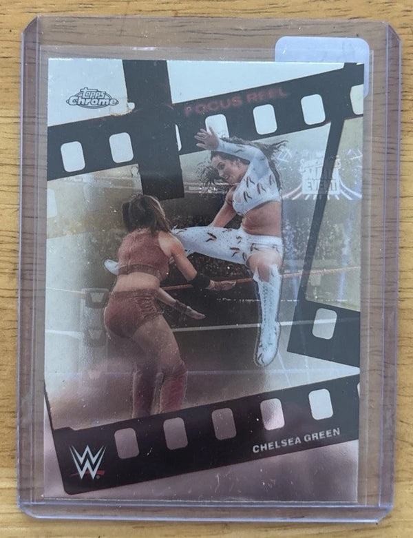 Chelsea Green 2026 Topps Chrome WWE Focus Reel FR-4