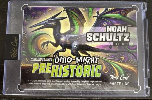 2026 Wild Card Dino-might Noah Schultz Prehistoric /25 White Sox