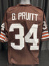 Custom Unsigned Greg Pruitt Brown Jersey XL