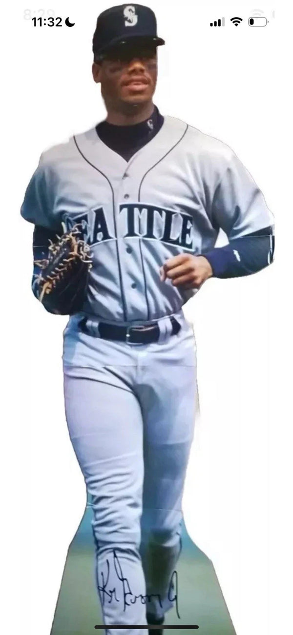 Ken Griffey Jr 1996 Upper Deck Life Sized Seattle Mariners Cardboard Cutout New