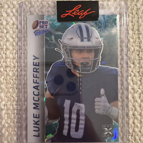 2023 Pro Set Retro Luke McCaffrey 1/1 Pre-Production Proof