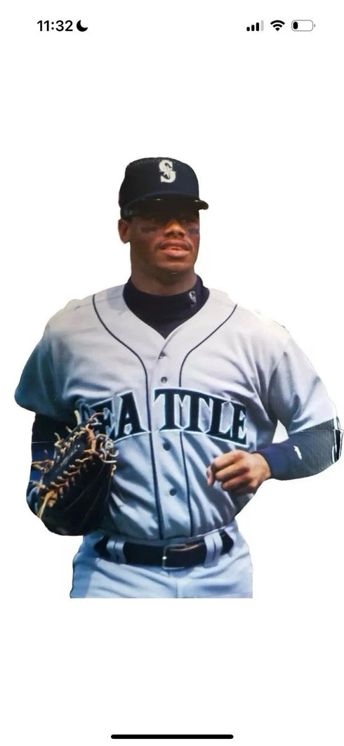 Ken Griffey Jr 1996 Upper Deck Life Sized Seattle Mariners Cardboard Cutout New