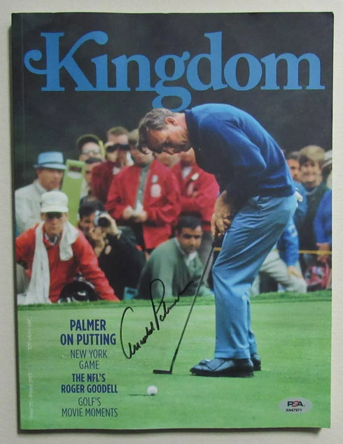 Arnold Palmer Signed/Autographed Winter 2013 Kingdom Magazine PSA/DNA