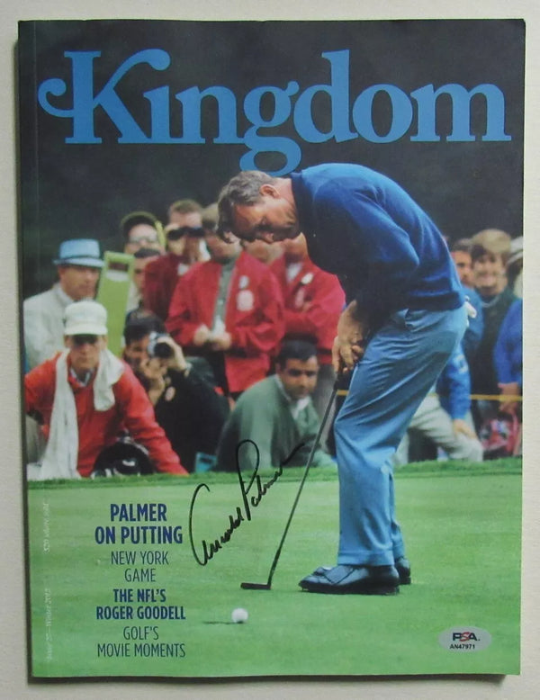 Arnold Palmer Signed/Autographed Winter 2013 Kingdom Magazine PSA/DNA