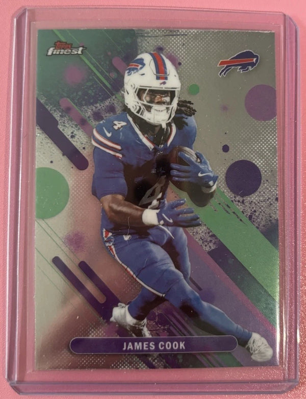 Topps Finest Performance James Cook Bills #71