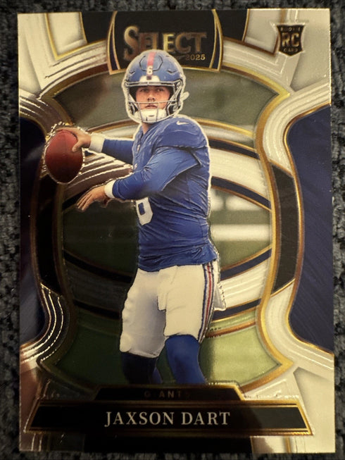 2025 Panini Select Jaxson Dart Giants NFL Concourse Football Card #93