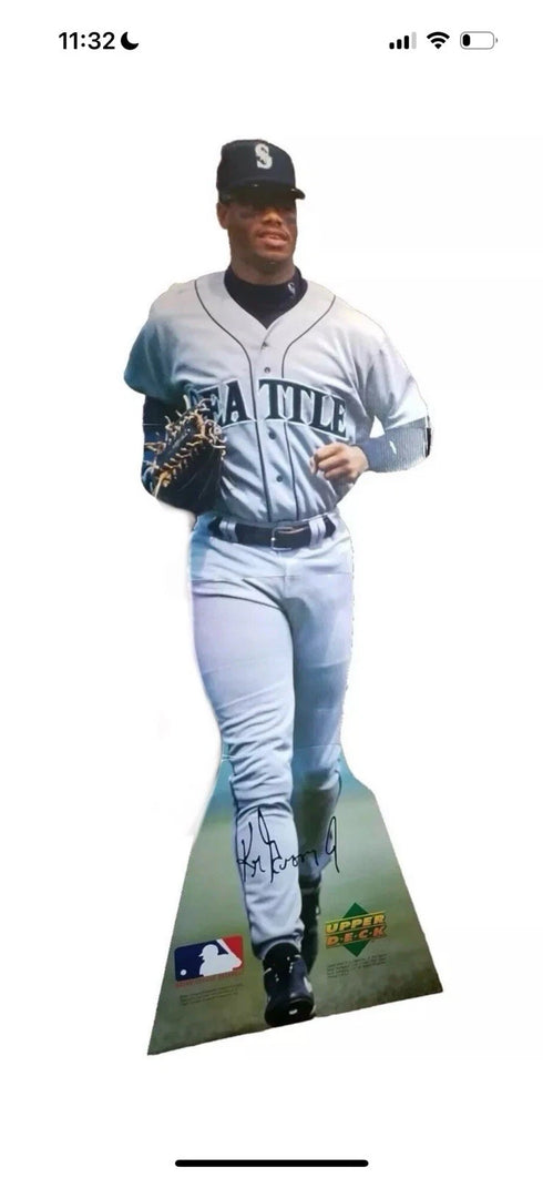 Ken Griffey Jr 1996 Upper Deck Life Sized Seattle Mariners Cardboard Cutout New