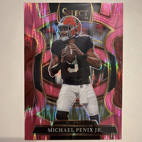 2025 Panini Select - Concourse Michael Penix Jr. #46 Pink Shock Prizm