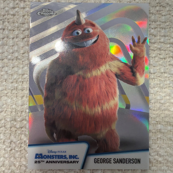 2026 Topps Chrome Disney Monsters Inc 25th Anniversary MI-4 George Sanderson