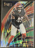 2025 Panini Select Barrett Carter Club Level Black & Green Shock Prizm Bengals