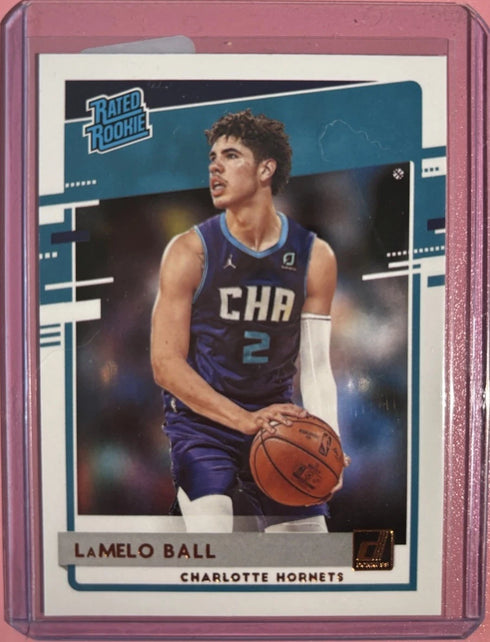 Lamelo Ball Card Rookie Purple Jersey RC - Mint NM