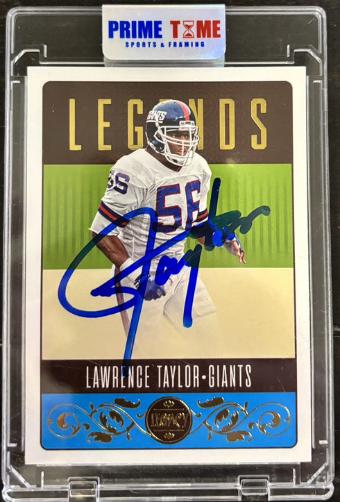 2023 Panini Legacy Lawrence Taylor In Person Autograph SWAU Cert. Giants