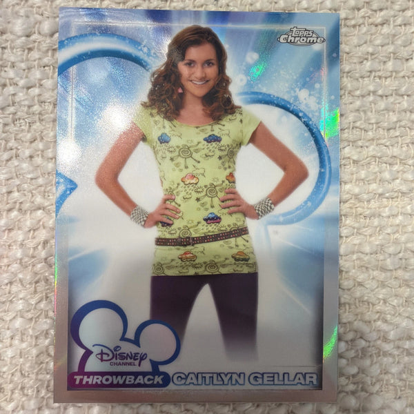2026 Topps Chrome Disney #DC-14 Caitlyn Gellar Disney Channel Throwback
