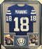 Colts Peyton Manning Signed/Inscribed Framed Jersey Fanatics COA