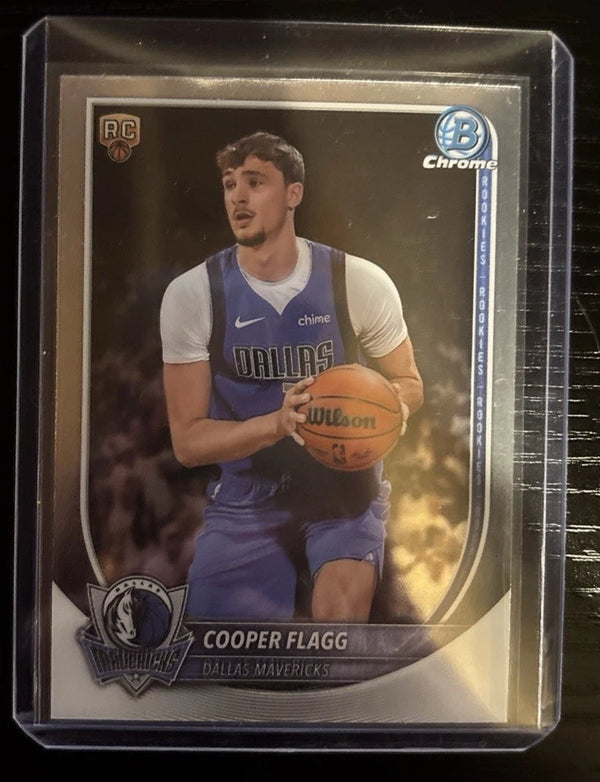 025-26 Bowman Chrome Cooper Flagg Rookie RC #BCV-1 Dallas Mavericks