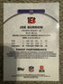 2025 Topps Finest Joe Burrow Orange Refractor Rare Color & # Match /15 #229