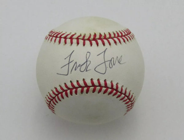 Frank Torre Autographed/Signed ONL Baseball Milwaukee Braves COA