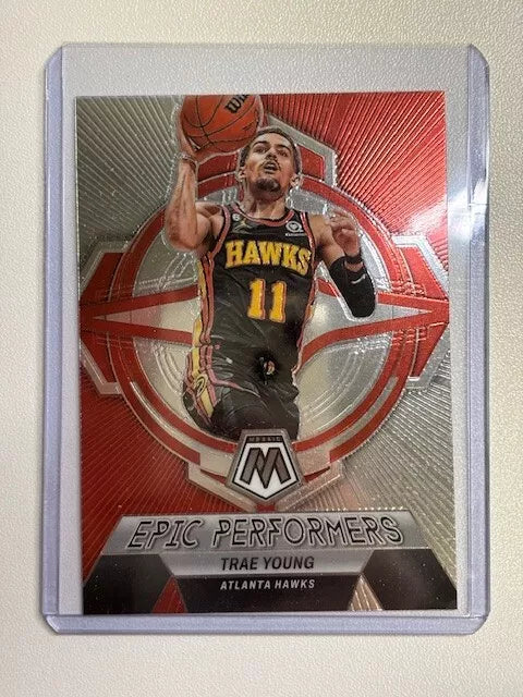 2022-23 Mosaic Epic Performers Trae Young #15 Atlanta Hawks