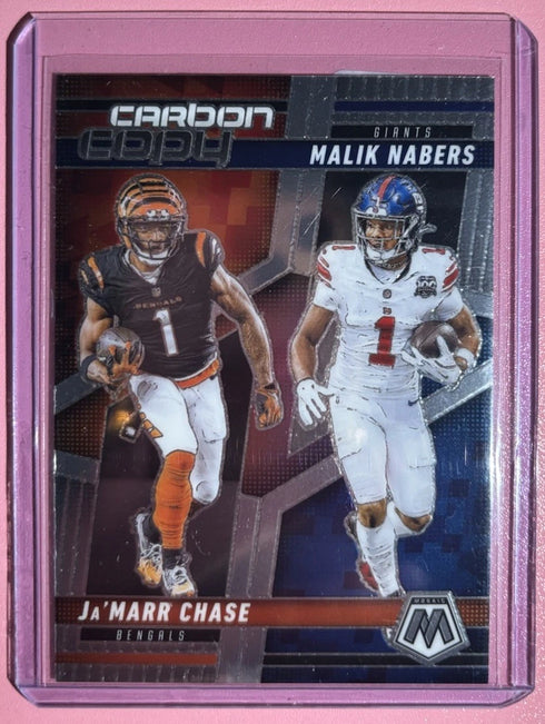 2025 Panini Mosaic Jamarr Chase Malik Nabers Carbon Copy #CCO-7