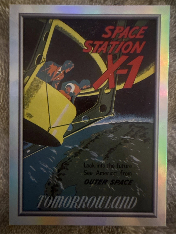 2025 Topps Disneyland 70th Space Station X-1 Poster #P-4 Tomorrowland