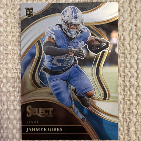 Jahmyr Gibbs 2023 Panini Select Club Level RC #266 Detroit Lions