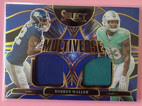 2025 Panini Football Select Darren Waller Multiverse Jerseys Blue Prizm #MVJ-DWR