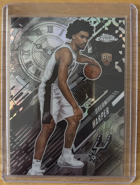 Topps Chrome Go Time Dylan Harper #GT-17 San Antonio Spurs Rookie Basketball