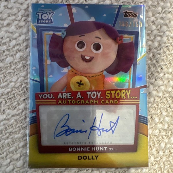 2025 Topps 30 Years Of Toy Story Bonnie Hunt As Dolly Auto /150