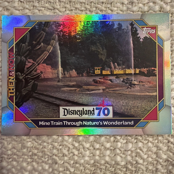 2025 Topps Disney 70th FOIL #17 Mine Train Through Nature’s Wonderland