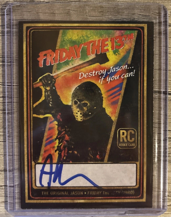 Ari Lehman Jason Vorhees Autographed Card “Friday The 13th” Nintendo RC