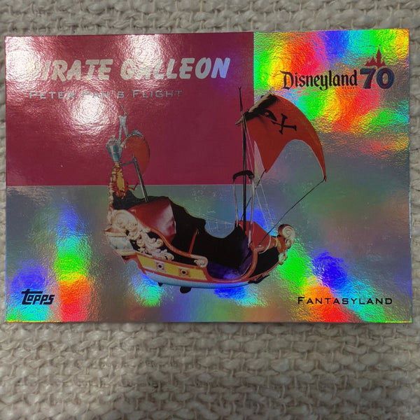 2026 Topps Disneyland 70th Anniversary Pirate Galleon Peter Pan’s Flight #T54-20
