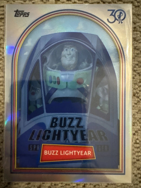 2025 Topps 30 Years Of Toy Story Image Variation Refractor Buzz Lightyear #25