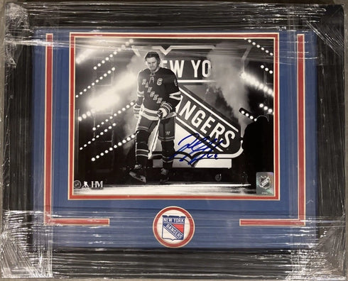 NY Rangers Jacob Trouba Signed 8x10 Framed Photo JSA Cert