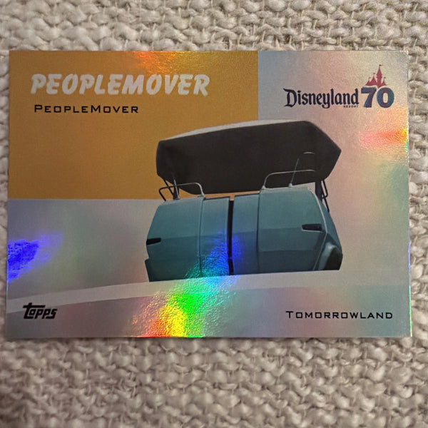 2025 Topps Disneyland 70th Rainbow Foil Icons T54-10 Peoplemover