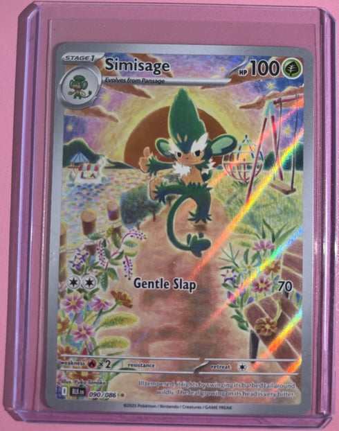 Simisage 090/086 Sv: Black Bolt Holo Illustration Rare NM