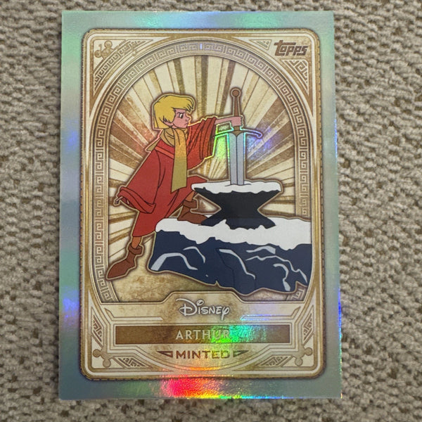 2023 Topps Disney Mint Gold Card #98 The Sword in the Stone Arthur M06