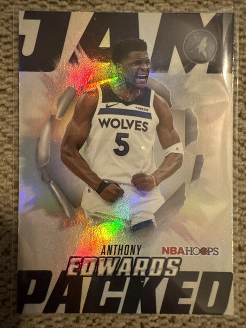 Topps 2025-26 Jam Packed Insert Anthony Edwards Minnesota Timberwolves JP-1