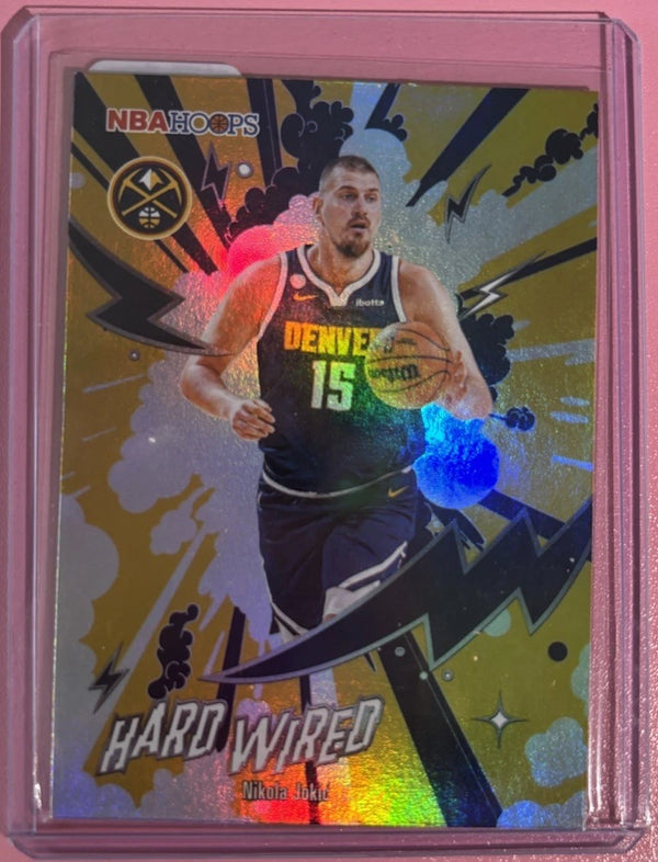 Topps 2026 NBA Hoops Hard-Wired Insert HW-2 Nikola Jokic Denver Nuggets NBA