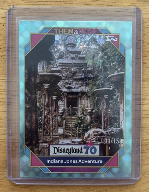 Indiana Jones Adventure 2025 Topps Disneyland 70th Anniversary #13 Then And Now