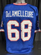 Custom Unsigned Joe DeLamielleure Blue Jersey XL