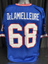 Custom Unsigned Joe DeLamielleure Blue Jersey XL