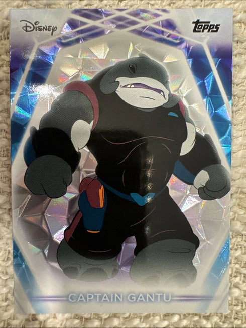 2026 Topps Disney Neon Captain Gantu Diamante Parallel #18 Lilo & Stitch
